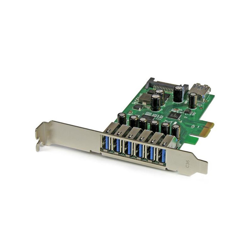 StarTech.com PEXUSB3S7 liitäntäkortti -sovitin Sisäinen SATA, USB 3.2 Gen 1 (3.1 Gen 1)