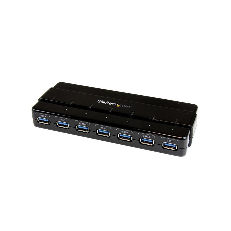 StarTech.com ST7300USB3B keskitin USB 3.2 Gen 1 (3.1 Gen 1) Type-B 5000 Mbit s Musta