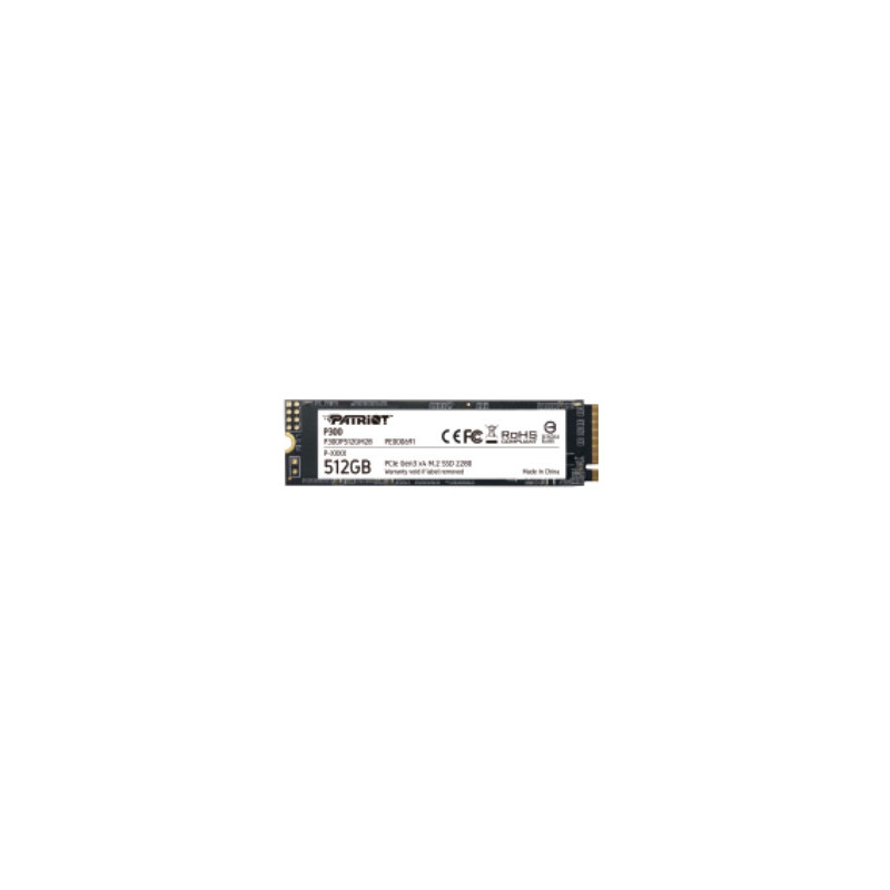 Patriot Memory P300P512GM28 SSD-massamuisti M.2 512 GB PCI Express NVMe