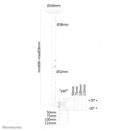 Neomounts by Newstar FPMA-C050 76,2 cm (30") Hopea