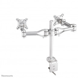 Neomounts by Newstar FPMA-D1030D monitorin kiinnike ja jalusta 61 cm (24") Puristin Hopea