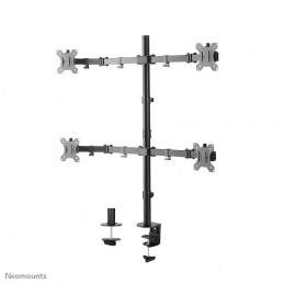 Neomounts by Newstar FPMA-D550D4BLACK monitorin kiinnike ja jalusta 81,3 cm (32") Puristin Läpipultattu Musta