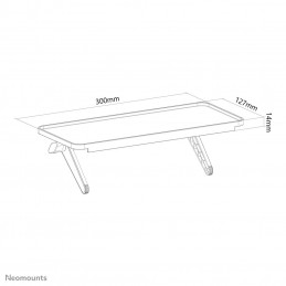 Neomounts by Newstar AWL28-220 hyllynkannatin Musta