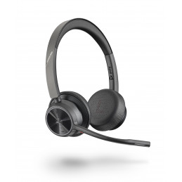 POLY Voyager 4320 UC Kuulokkeet Langaton Pääpanta Toimisto puhelukeskus USB A-tyyppi Bluetooth Musta