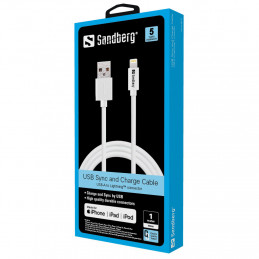 Sandberg USBLightning MFI 1m White