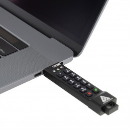Apricorn Aegis Secure Key 3NXC USB-muisti 16 GB USB A-tyyppi 3.2 Gen 1 (3.1 Gen 1) Musta
