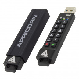 Apricorn Aegis Secure Key 3NX USB-muisti 4 GB USB A-tyyppi 3.2 Gen 1 (3.1 Gen 1) Musta