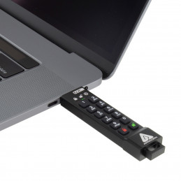 Apricorn Aegis Secure Key 3NXC USB-muisti 64 GB USB A-tyyppi 3.2 Gen 1 (3.1 Gen 1) Musta