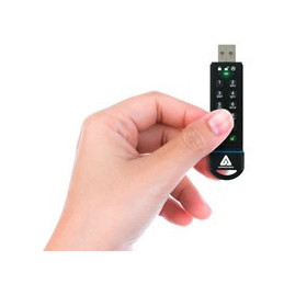 Apricorn Aegis Secure Key 3.0 USB-muisti 120 GB USB A-tyyppi 3.2 Gen 1 (3.1 Gen 1) Musta