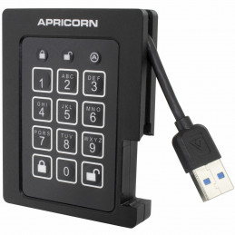 Apricorn Aegis Padlock 2000 GB Musta