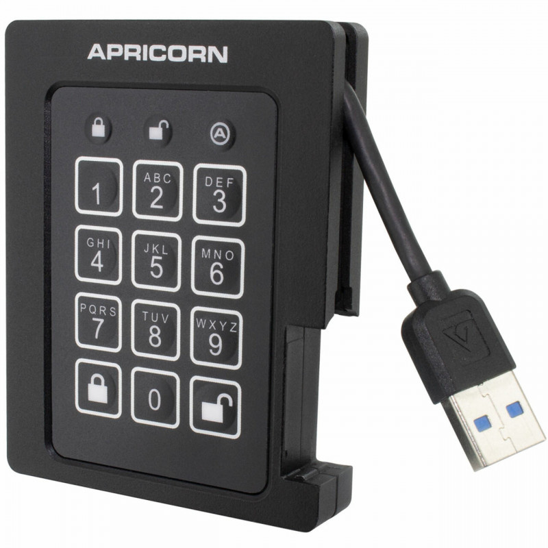 Apricorn Aegis Padlock 4000 GB Musta