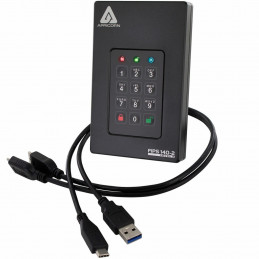 Apricorn AFL3-S500 ulkoinen SSD 512 GB Musta