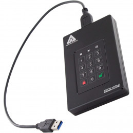 Apricorn AFL3-S500 ulkoinen SSD 512 GB Musta