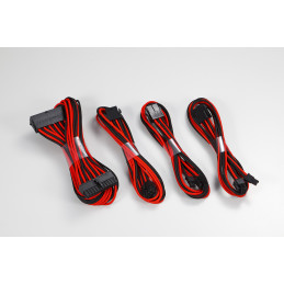 Phanteks Ext Cable Combo Pack_24P/8P/8V/8V 500mm S Black/Red