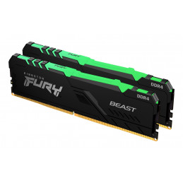 Kingston Technology FURY Beast RGB muistimoduuli 16 GB 2 x 8 GB DDR4 3200 MHz