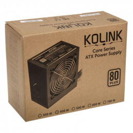 Kolink KL-C400 virtalähdeyksikkö 400 W 20+4 pin ATX ATX Musta