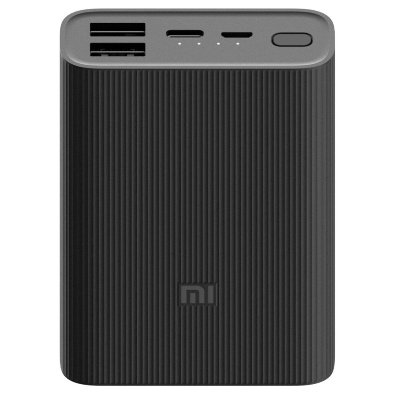 Xiaomi Mi Power Bank 3 Ultra Compact Litium polymeeri (LiPo) 10000 mAh Musta