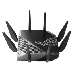 ASUS GT-AXE11000 langaton reititin Gigabitti Ethernet Kolmikaista (2,4 GHz 5 GHz 6 GHz) Musta