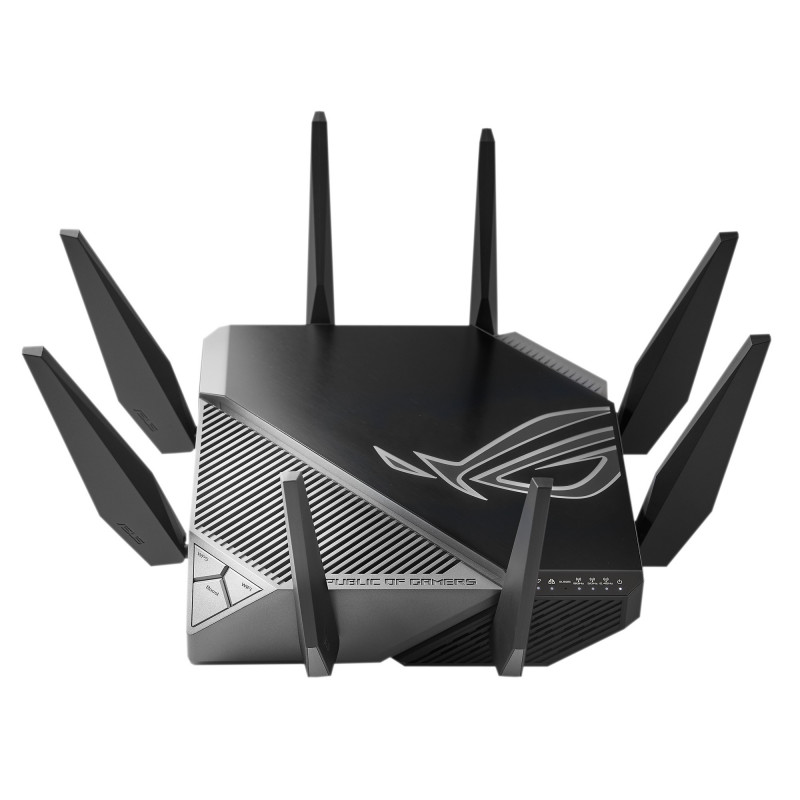 ASUS GT-AXE11000 langaton reititin Gigabitti Ethernet Kolmikaista (2,4 GHz 5 GHz 6 GHz) Musta