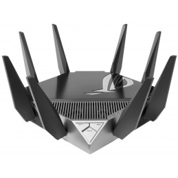 ASUS GT-AXE11000 langaton reititin Gigabitti Ethernet Kolmikaista (2,4 GHz 5 GHz 6 GHz) Musta