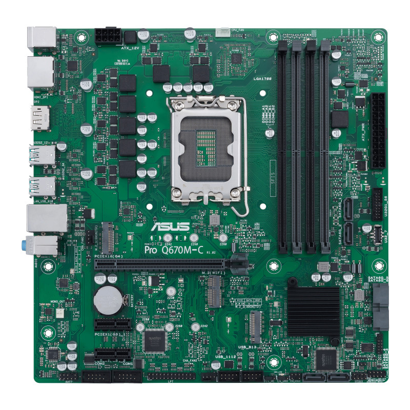 ASUS PRO Q670M-C-CSM Intel Q670 LGA 1700 mikro ATX