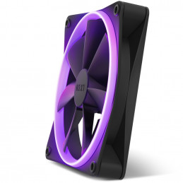 NZXT F140 RGB Tietokonekotelo Tuuletin 14 cm Musta 1 kpl