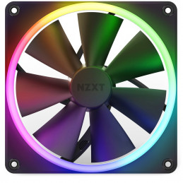 NZXT F140 RGB Tietokonekotelo Tuuletin 14 cm Musta 1 kpl