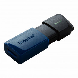 Kingston Technology DataTraveler Exodia M USB-muisti 64 GB USB A-tyyppi 3.2 Gen 1 (3.1 Gen 1) Musta, Sininen