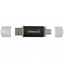 Intenso 3539490 USB-muisti 64 GB USB Type-A   USB Type-C 3.2 Gen 1 (3.1 Gen 1) Antrasiitti