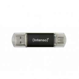 Intenso 3539491 USB-muisti 128 GB USB Type-A   USB Type-C 3.2 Gen 1 (3.1 Gen 1) Antrasiitti