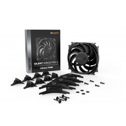 be quiet! SILENT WINGS PRO 4 | 120mm PWM Tietokonekotelo Tuuletin 12 cm Musta 1 kpl