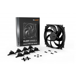 be quiet! SILENT WINGS 4 | 140mm PWM Tietokonekotelo Tuuletin 14 cm Musta 1 kpl