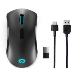 Lenovo Legion M600 Wireless Gaming hiiri Molempikätinen RF Wireless + Bluetooth + USB Type-A Optinen 16000 DPI