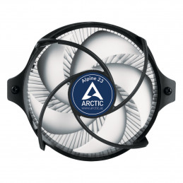 ARCTIC Alpine 23 - Compact AMD CPU-Cooler Suoritin Ilmanjäähdytin 9 cm Alumiini, Musta 1 kpl