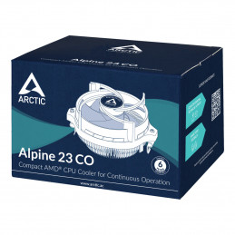 ARCTIC Alpine 23 CO Suoritin Ilmanjäähdytin 9 cm Alumiini, Musta 1 kpl