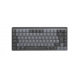 Logitech MX Mini Mechanical näppäimistö RF Wireless + Bluetooth QWERTY Tanska, Suomi, Norjalainen, Ruotsi Grafiitti, Harmaa