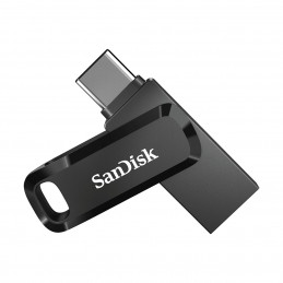 SanDisk Ultra Dual Drive USB-muisti 128 GB USB Type-A   USB Type-C 3.2 Gen 1 (3.1 Gen 1) Musta, Hopea