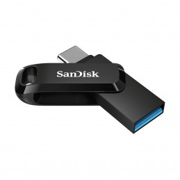 SanDisk Ultra Dual Drive Go USB-muisti 256 GB USB Type-A   USB Type-C 3.2 Gen 1 (3.1 Gen 1) Musta