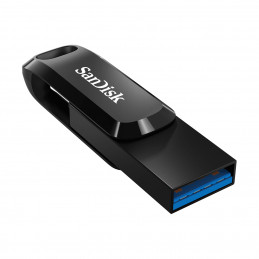 SanDisk Ultra Dual Drive Go USB-muisti 256 GB USB Type-A   USB Type-C 3.2 Gen 1 (3.1 Gen 1) Musta