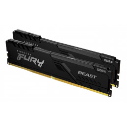 Kingston Technology FURY Beast muistimoduuli 32 GB 2 x 16 GB DDR4 2666 MHz