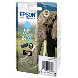 Epson Elephant Yksittäispakkaus, vaalea syaani 24XL Claria Photo HD -muste