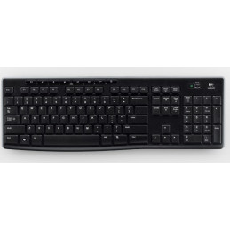 Logitech K270 näppäimistö Langaton RF QWERTY englanti Musta