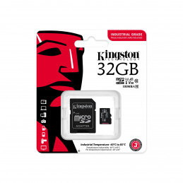 Kingston Technology Industrial 32 GB MiniSDHC UHS-I Luokka 10
