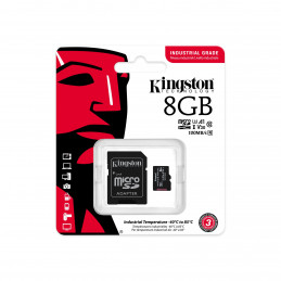 Kingston Technology Industrial 8 GB MicroSDHC UHS-I Luokka 10