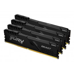 Kingston Technology FURY Beast muistimoduuli 128 GB 4 x 32 GB DDR4 3200 MHz
