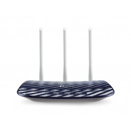 TP-LINK AC750 langaton reititin Nopea Ethernet Kaksitaajuus (2,4 GHz 5 GHz) Musta, Valkoinen