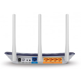 TP-LINK AC750 langaton reititin Nopea Ethernet Kaksitaajuus (2,4 GHz 5 GHz) Musta, Valkoinen