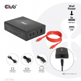 CLUB3D CAC-1906 virtalähdeyksikkö 132 W