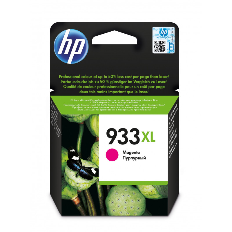 HP 933XL, alkuperäinen riittoisa magenta mustekasetti
