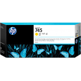 HP 745 300-ml DesignJet Yellow Ink Cartridge